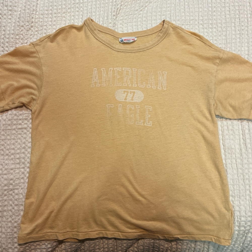 American Eagle Outfitters Light Brown Tee